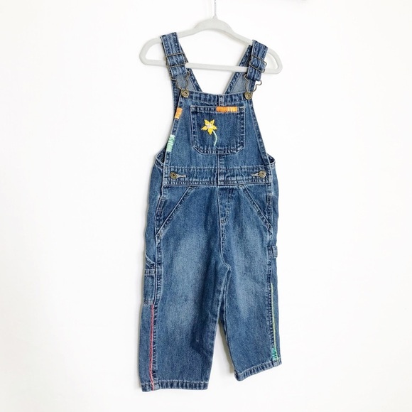 Wrangler, Childs, custom embroidered overall jeans - Picture 2 of 14